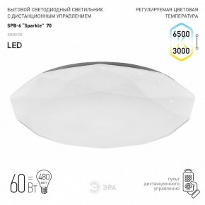Накладной светильник Эра Классик SPB-6-70-RC Sparkle в Миассе - miass.ok-mebel.com | фото 2