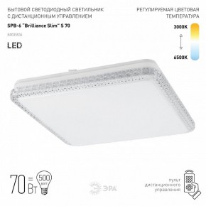 Накладной светильник Эра Классик SPB-6 Brilliance Slim S 70 в Миассе - miass.ok-mebel.com | фото 2