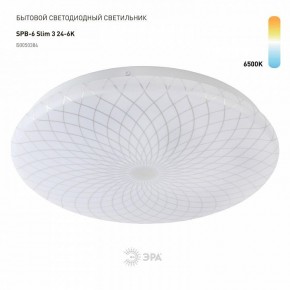 Накладной светильник Эра Slim SPB-6 Slim 3 24-6K в Миассе - miass.ok-mebel.com | фото 2