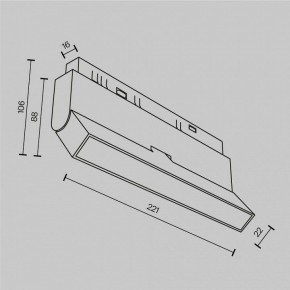 Накладной светильник Maytoni Basis Rot TR036-2-12W2.7K-B в Миассе - miass.ok-mebel.com | фото 7