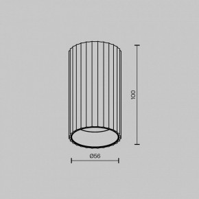 Накладной светильник Maytoni Calipso C106CL-01-GU10-B в Миассе - miass.ok-mebel.com | фото 6