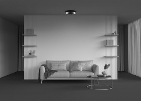Накладной светильник Maytoni Lua C093CL-36W3K-B в Миассе - miass.ok-mebel.com | фото 5