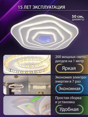 Накладной светильник Natali Kovaltseva PALACE LED LAMPS 81111/4C в Миассе - miass.ok-mebel.com | фото 4
