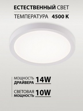 Накладной светильник Natali Kovaltseva PLAIN LED LAMPS 81113/1C в Миассе - miass.ok-mebel.com | фото 4