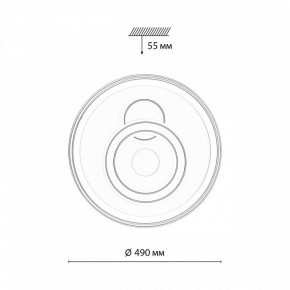 Накладной светильник Sonex Gemini 7785/85L в Миассе - miass.ok-mebel.com | фото 10