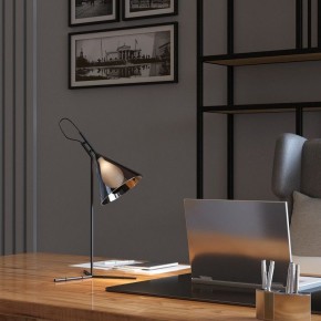 Настольная лампа декоративная Eurosvet Enigma 01186/1 черный в Миассе - miass.ok-mebel.com | фото 2