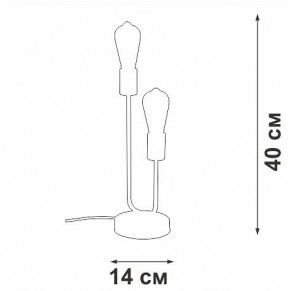 Настольная лампа декоративная Vitaluce V3005 V3005-1/2L в Миассе - miass.ok-mebel.com | фото 5