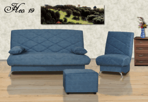 Комплект мягкой мебели НЕО 19 (3+1+ Пуф) в Миассе - miass.ok-mebel.com | фото 1