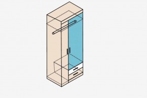 НИКА Н10з Шкаф для одежды в Миассе - miass.ok-mebel.com | фото 4