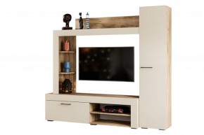 НИКОЛЬ Гостиная (Дуб крафт серый/софт айвори) в Миассе - miass.ok-mebel.com | фото