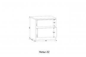 НИЛЬС - 32 Тумба в Миассе - miass.ok-mebel.com | фото 2