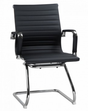 Офисное кресло для посетителей LMR-102N Черный в Миассе - miass.ok-mebel.com | фото