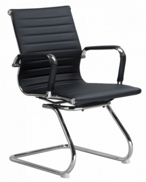 Офисное кресло для посетителей LMR-102N Черный в Миассе - miass.ok-mebel.com | фото 2