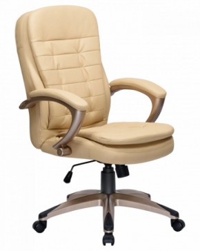 Офисное кресло для руководителей DOBRIN DONALD LMR-106B бежевый в Миассе - miass.ok-mebel.com | фото 1
