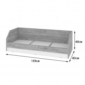 ОЛИВИЯ Детская (модульная) дуб серый/белый в Миассе - miass.ok-mebel.com | фото 14