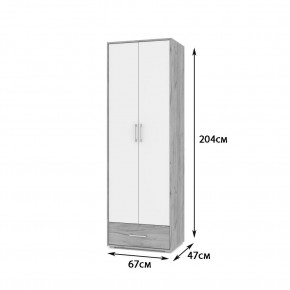 ОЛИВИЯ Детская (модульная) дуб серый/белый в Миассе - miass.ok-mebel.com | фото 17