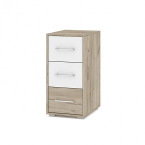 ОЛИВИЯ О62 Комод-тумба (дуб серый/белый) в Миассе - miass.ok-mebel.com | фото
