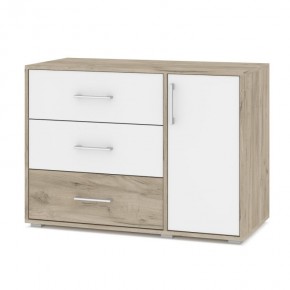 ОЛИВИЯ О63 Комод (дуб серый/белый) в Миассе - miass.ok-mebel.com | фото