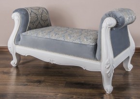Оттоманка Мишель 2-е боковины (белый матовый) в Миассе - miass.ok-mebel.com | фото 4