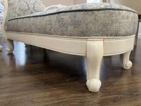 Оттоманка Мишель 1-а боковина (белый матовый) в Миассе - miass.ok-mebel.com | фото 5