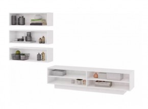 ПАОЛА Гостиная (Белый/Белый) в Миассе - miass.ok-mebel.com | фото 2
