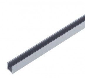 Планка торцевая "П" 4 мм для стеновой панели (алюминий) в Миассе - miass.ok-mebel.com | фото 1