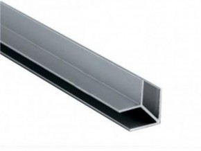 Планка угловая "W" 4 мм для стеновой панели (алюминий) в Миассе - miass.ok-mebel.com | фото 1