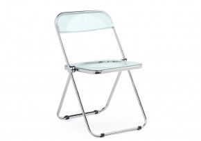 Пластиковый стул Fold складной clear gray-blue в Миассе - miass.ok-mebel.com | фото