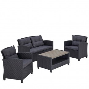 Плетеный комплект мебелис диваном AFM-804G Dark Grey в Миассе - miass.ok-mebel.com | фото 2