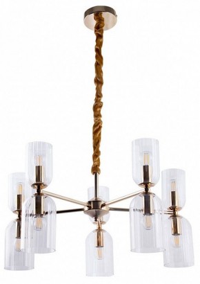 Подвесная люстра Arte Lamp Charm A1623LM-10GO в Миассе - miass.ok-mebel.com | фото