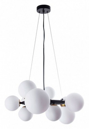 Подвесная люстра Arte Lamp Gemini A2243SP-10BK в Миассе - miass.ok-mebel.com | фото 2