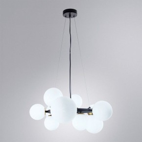 Подвесная люстра Arte Lamp Gemini A2243SP-10BK в Миассе - miass.ok-mebel.com | фото 3