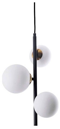 Подвесная люстра Arte Lamp Gemini A2243SP-3BK в Миассе - miass.ok-mebel.com | фото