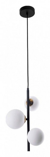 Подвесная люстра Arte Lamp Gemini A2243SP-3BK в Миассе - miass.ok-mebel.com | фото 2