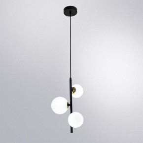 Подвесная люстра Arte Lamp Gemini A2243SP-3BK в Миассе - miass.ok-mebel.com | фото 3