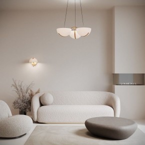 Подвесная люстра Eurosvet Emisfero 50083/3 LED золото в Миассе - miass.ok-mebel.com | фото 4