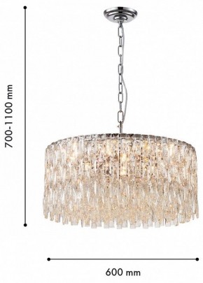 Подвесная люстра Favourite Robby 4723-12P в Миассе - miass.ok-mebel.com | фото 4