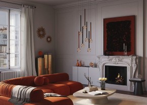 Подвесная люстра Maytoni Bubble dream MOD383PL-L40BBS3K в Миассе - miass.ok-mebel.com | фото 5