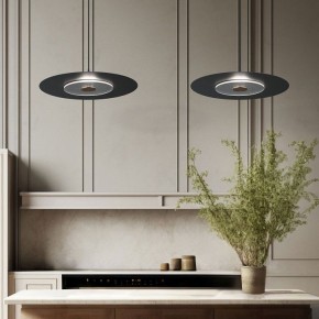 Подвесной светильник Eurosvet Kontur 40030/1 LED черный в Миассе - miass.ok-mebel.com | фото 3
