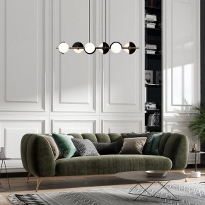 Подвесной светильник Eurosvet Moity 70149/6 черный/латунь Smart в Миассе - miass.ok-mebel.com | фото 4