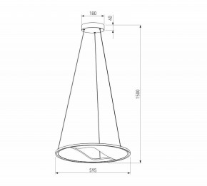 Подвесной светильник Eurosvet Occhio 40027/1 LED серый в Миассе - miass.ok-mebel.com | фото 5