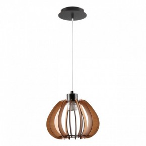 Подвесной светильник Imex MD.9012 MD.9012-1-P-BK+WOOD в Миассе - miass.ok-mebel.com | фото 2
