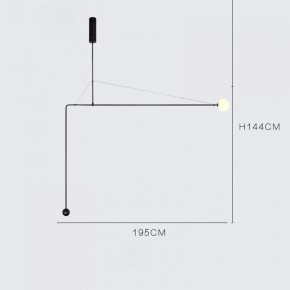 Подвесной светильник Imperiumloft Lines LINES-11 в Миассе - miass.ok-mebel.com | фото 3