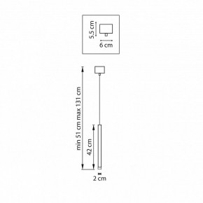 Подвесной светильник Lightstar Tubo LT7472471 в Миассе - miass.ok-mebel.com | фото 4
