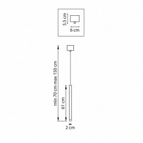 Подвесной светильник Lightstar Tubo LT7473471 в Миассе - miass.ok-mebel.com | фото 3