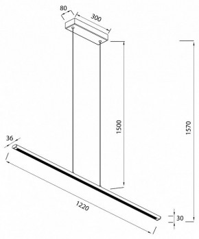Подвесной светильник Mantra Lineal 8955 в Миассе - miass.ok-mebel.com | фото 4