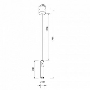 Подвесной светильник Mantra Spark 8965 в Миассе - miass.ok-mebel.com | фото 4