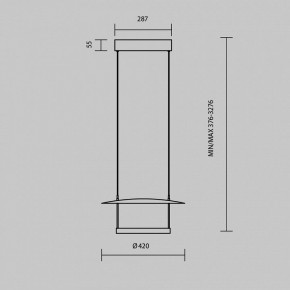 Подвесной светильник Maytoni Ambience MOD280PL-L23B3K1 в Миассе - miass.ok-mebel.com | фото 4