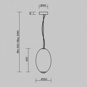 Подвесной светильник Maytoni Bruma MOD397PL-L19CH3K в Миассе - miass.ok-mebel.com | фото 6