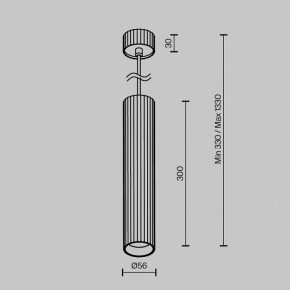 Подвесной светильник Maytoni Calipso P106PL-01-GU10-BS в Миассе - miass.ok-mebel.com | фото 8